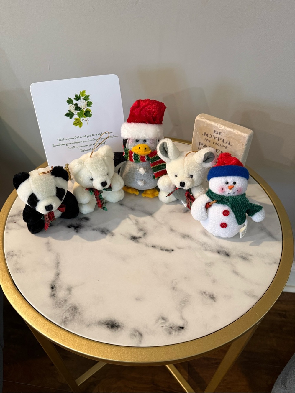 Festive Assorted Plush Christmas Ornaments